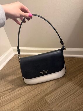 kate spade Black and White Two-Tone Shoulder and crossbody bag
